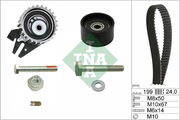 ozubení,sada rozvodového řemene Schaeffler INA 530056210