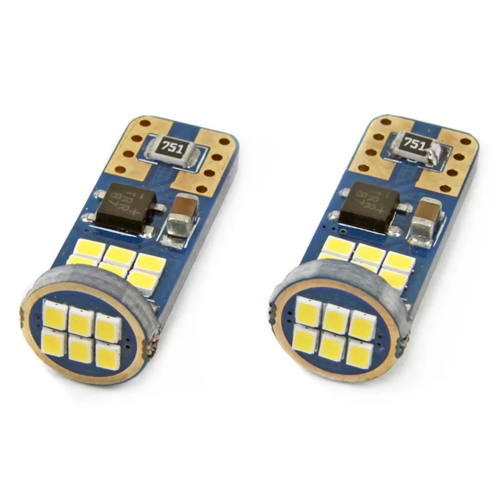 LED CANBUS 18SMD UltraBright 2016 T10e White 12V / 24V AMIO 01292 - Obrázek 4