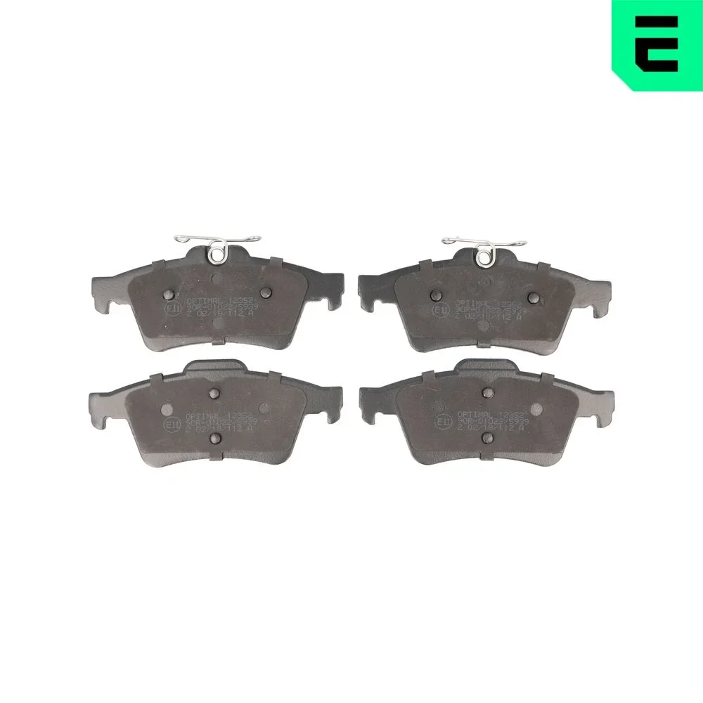 Sada brzdových destiček, kotoučová brzda OPTIMAL BP-12352