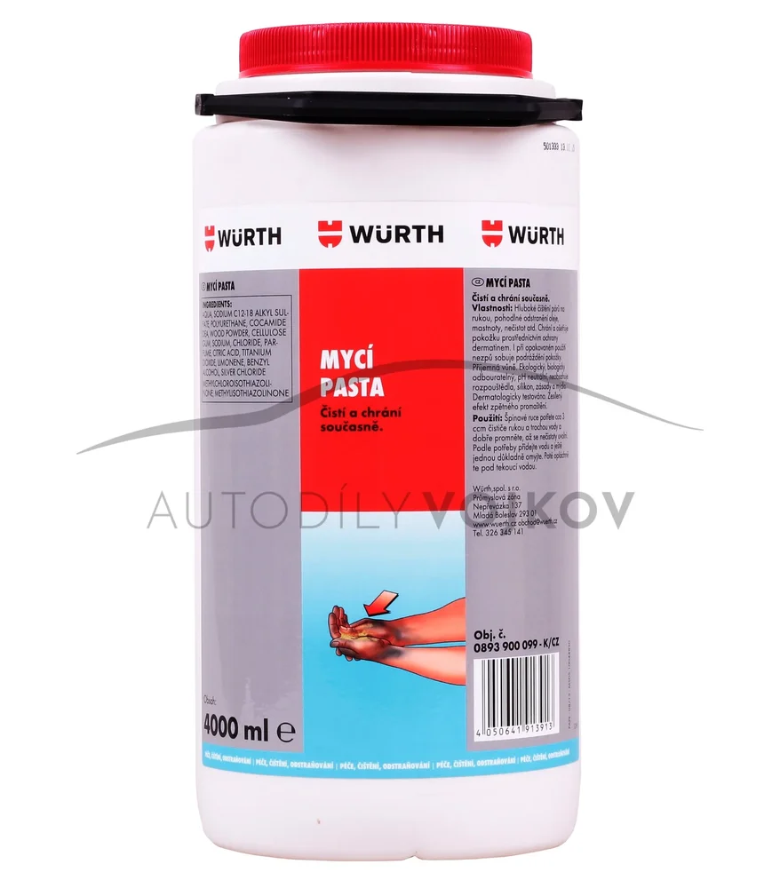 Mycí pasta na ruce 4000 ml v:15834