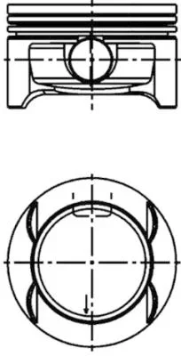 Píst KOLBENSCHMIDT 40386620 Píst KOLBENSCHMIDT 40386620