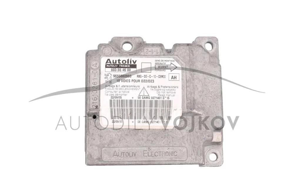 Jednotka airbagu – 9655880880 v:54699 Jednotka airbagu – 9655880880 v:54699
