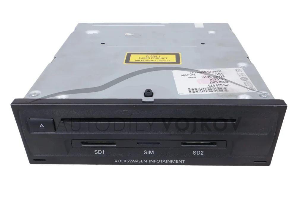 Řídící jednotka pro informační elektroniku MMI 3G 7P6035670 v:129950