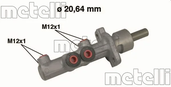 Hlavní brzdový válec METELLI 05-0493 – OE 6Q0611019A