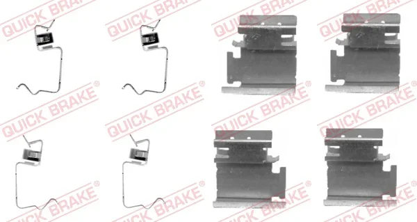 Sada prislusenstvi, oblozeni kotoucove brzdy QUICK BRAKE 109-1218