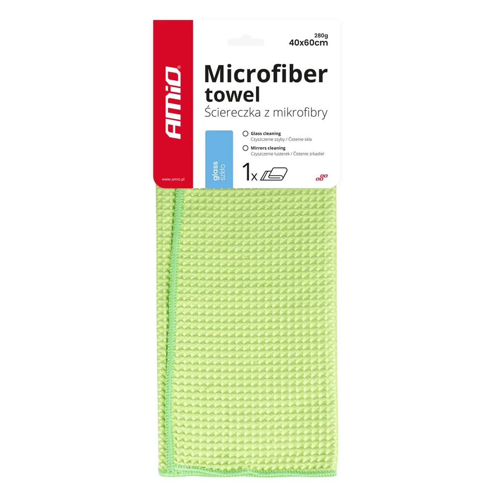 Utěrka z mikrovlákna 40x60cm 280g AMIO-03735 Utěrka z mikrovlákna 40x60cm 280g AMIO-03735