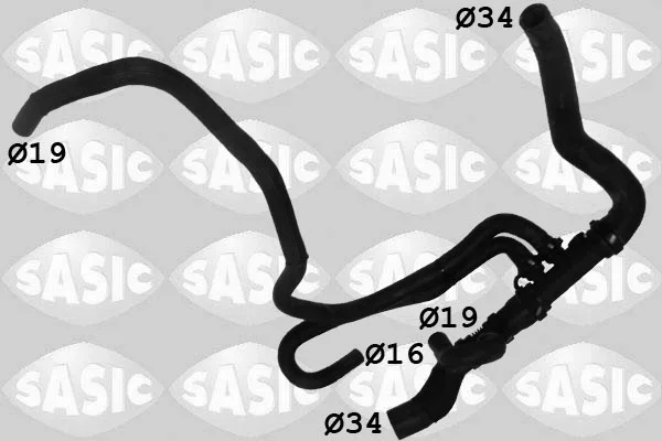 Hadice chladiče SASIC 3404116 – OE 215034065R