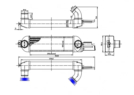 CHLADIČ VZDUCHU MERIVA A 03- HART 620793