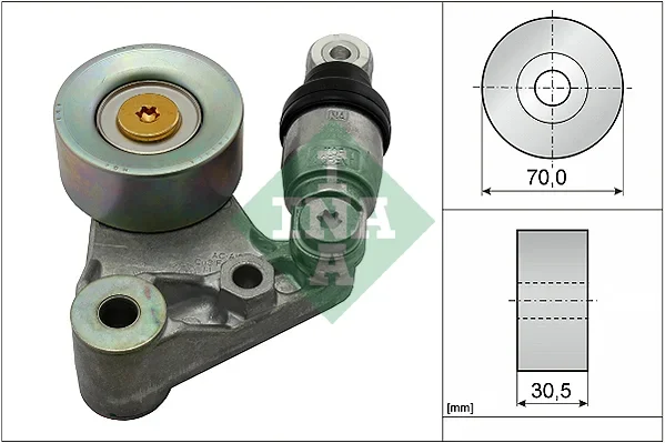 Napinaci rameno, zebrovany klinovy remen Schaeffler INA 534062910 Napinaci rameno, zebrovany klinovy remen Schaeffler INA 534062910