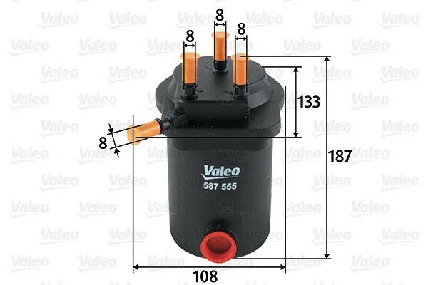 Palivový filtr VALEO 587555