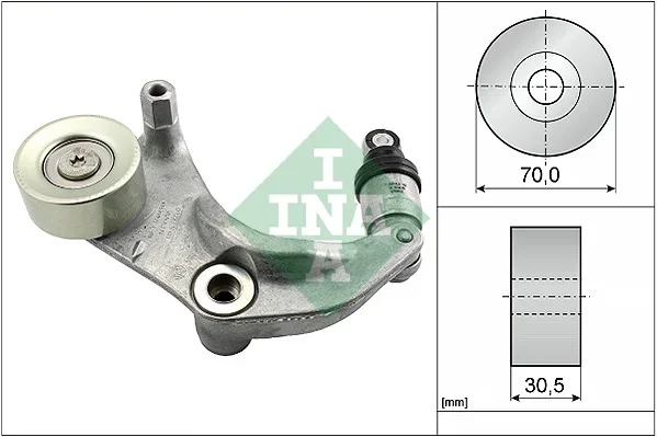 Napinaci rameno, zebrovany klinovy remen Schaeffler INA 534031610 Napinaci rameno, zebrovany klinovy remen Schaeffler INA 534031610