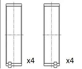 Ojniční ložisko FAI AutoParts BB2071-STD