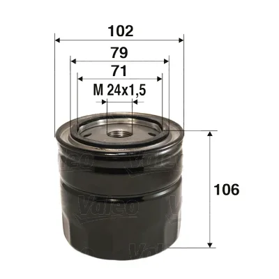 Olejový filtr VALEO 586025