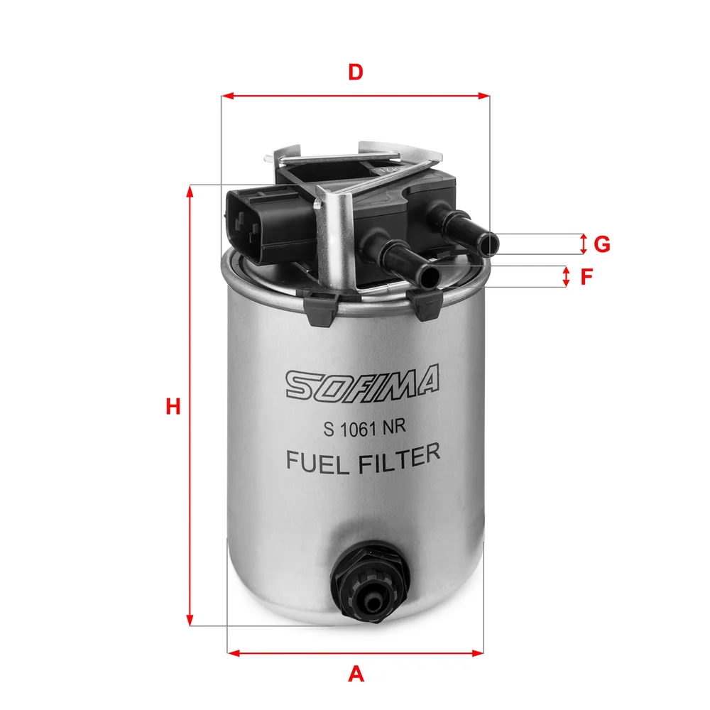Palivový filtr SOFIMA S1061NR – OE 16400-BB51A