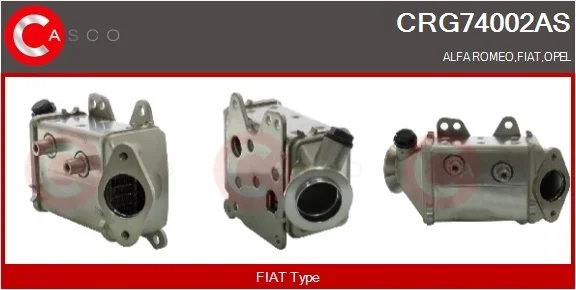 Chladič, recirkulace spalin CASCO CRG74002AS Chladič, recirkulace spalin CASCO CRG74002AS