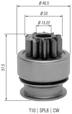 Pastorek, startér MAGNETI MARELLI 940113020348