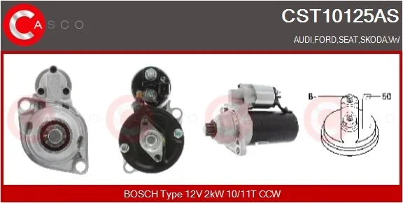 Startér CASCO CST10125AS