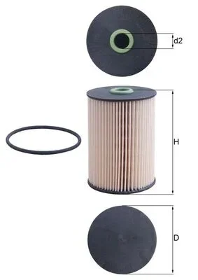 Palivový filtr KNECHT KX228D