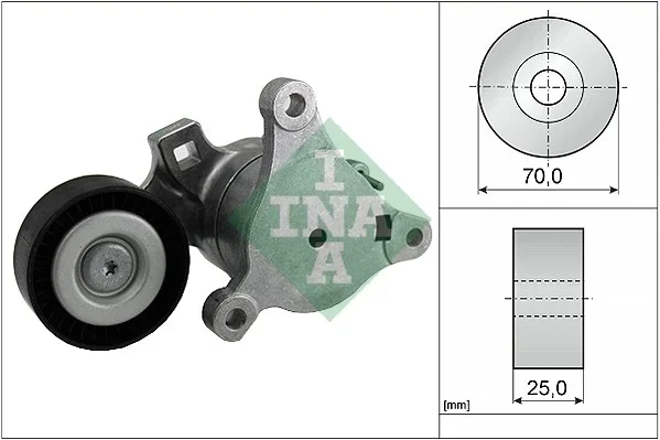 Napinaci rameno, zebrovany klinovy remen Schaeffler INA 534036210 Napinaci rameno, zebrovany klinovy remen Schaeffler INA 534036210