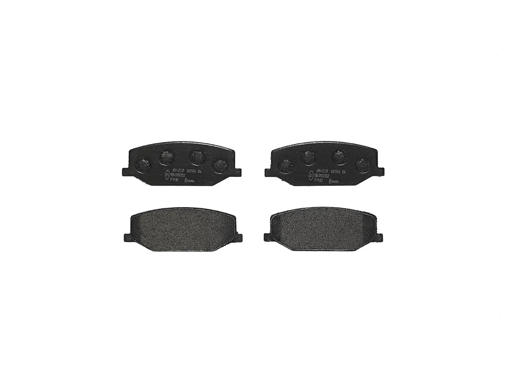 Sada brzdových destiček, kotoučová brzda BREMBO P79001