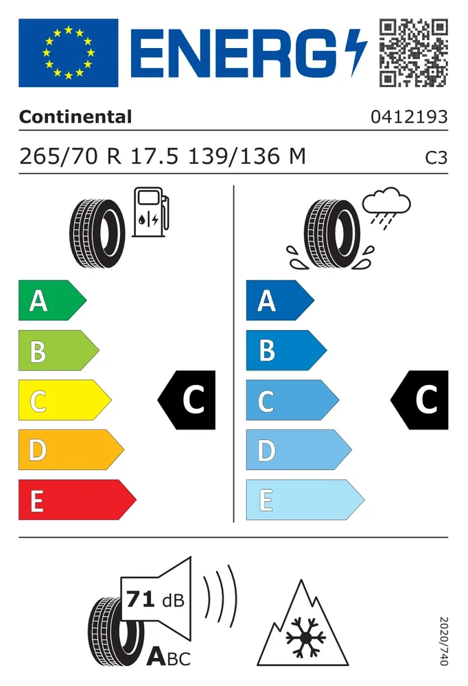 265/70R17.5 CCO COHLS3 CONTINENTAL 265/70R17.5CCOCOHLS3 265/70R17.5 CCO COHLS3 CONTINENTAL 265/70R17.5CCOCOHLS3