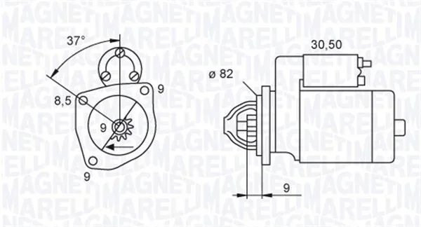 Startér MAGNETI MARELLI 063721045010