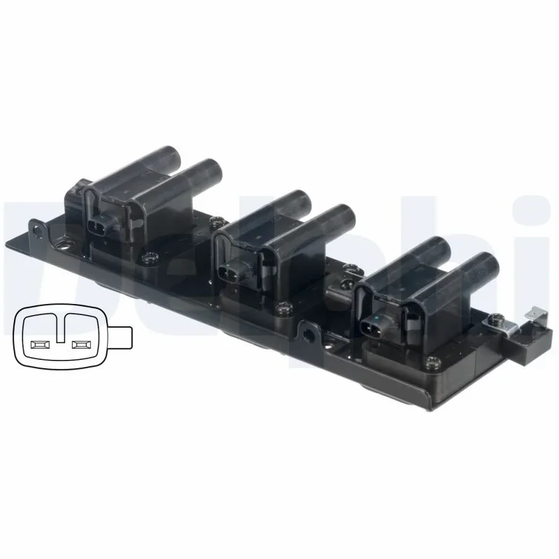 Zapalovací cívka DELPHI GN10464-12B1 – OE 0K9BV-1810X Zapalovací cívka DELPHI GN10464-12B1 – OE 0K9BV-1810X
