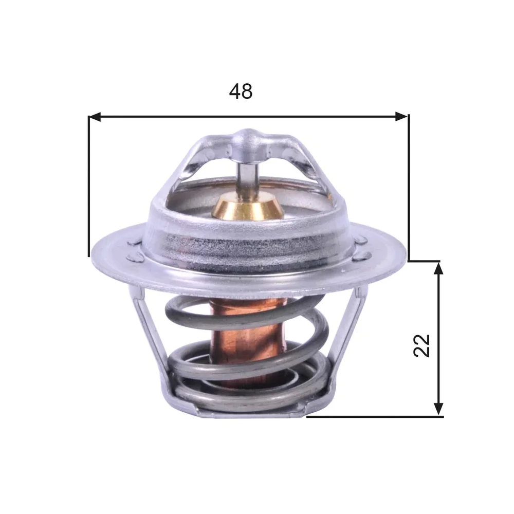 Termostat, chladivo GATES TH00391G1