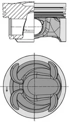 Píst KOLBENSCHMIDT 40315600 – OE AG9Z-6108-L Píst KOLBENSCHMIDT 40315600 – OE AG9Z-6108-L