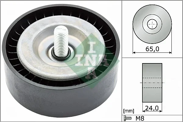 Vratna/vodici kladka, klinovy zebrovy remen Schaeffler INA 532078210
