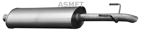 Zadni tlumic vyfuku ASMET 02.043 Zadni tlumic vyfuku ASMET 02.043