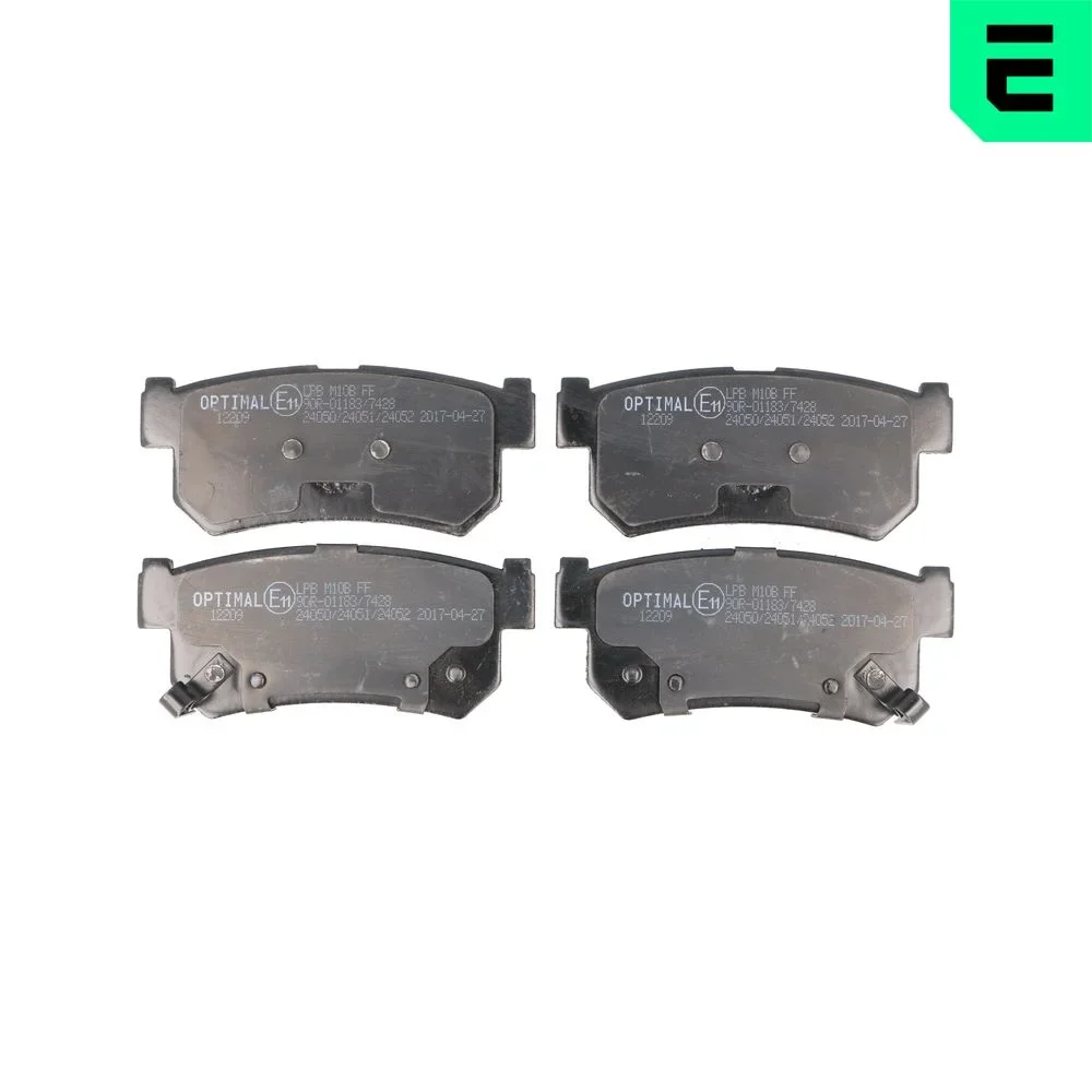 Sada brzdových destiček, kotoučová brzda OPTIMAL BP-12209