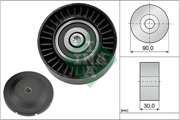 Vratna/vodici kladka, klinovy zebrovy remen Schaeffler INA 532051410