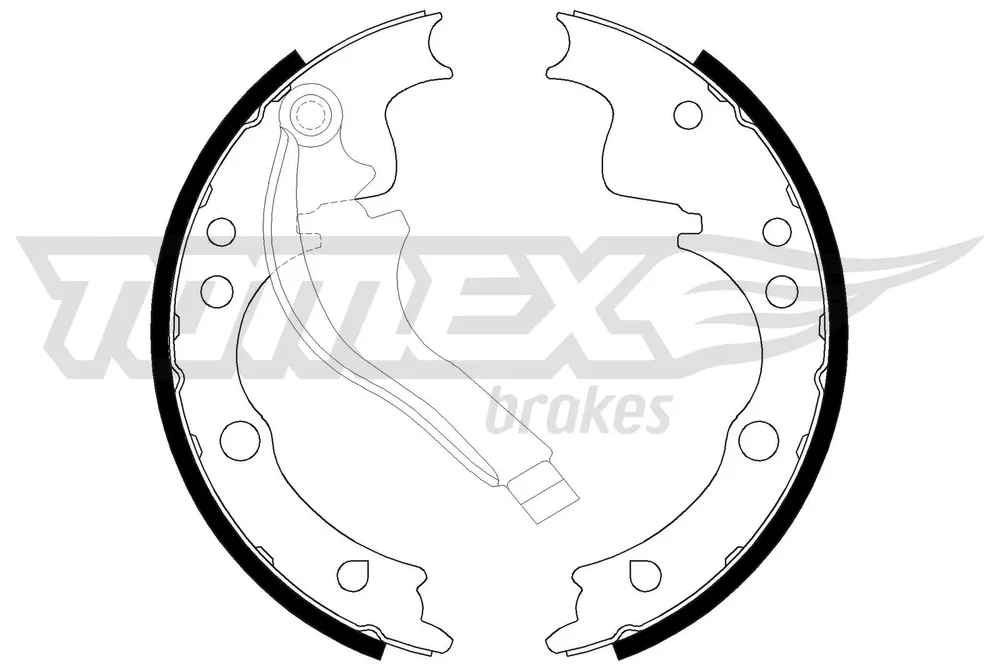Sada brzdových čelistí Tomex Brakes TX21-39