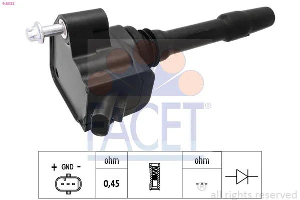 Zapalovací cívka FACET 9.6532 Zapalovací cívka FACET 9.6532