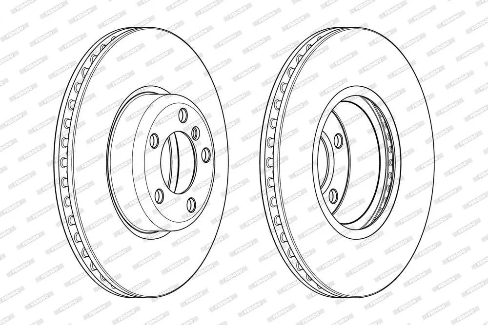 Brzdový kotouč FERODO DDF2403C-1 – OE 34116792223