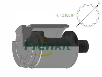 Píst, brzdový třmen FRENKIT K345201