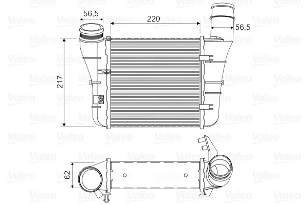 Chladič turba VALEO 818669
