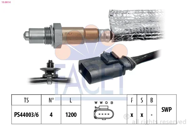 Lambda sonda FACET 10.8614 – OE 04E906262KE