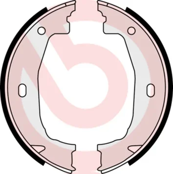 Sada brzdových čelistí, parkovací brzda BREMBO S06510