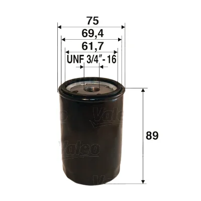Olejový filtr VALEO 586053