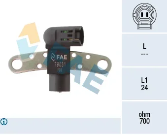 Snímač počtu otáček, řízení motoru FAE 79031