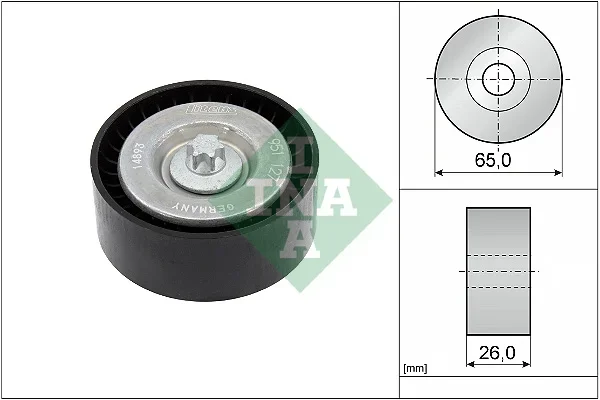 Vratna/vodici kladka, klinovy zebrovy remen Schaeffler INA 532063010