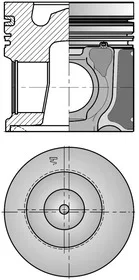 Píst KOLBENSCHMIDT 41506600