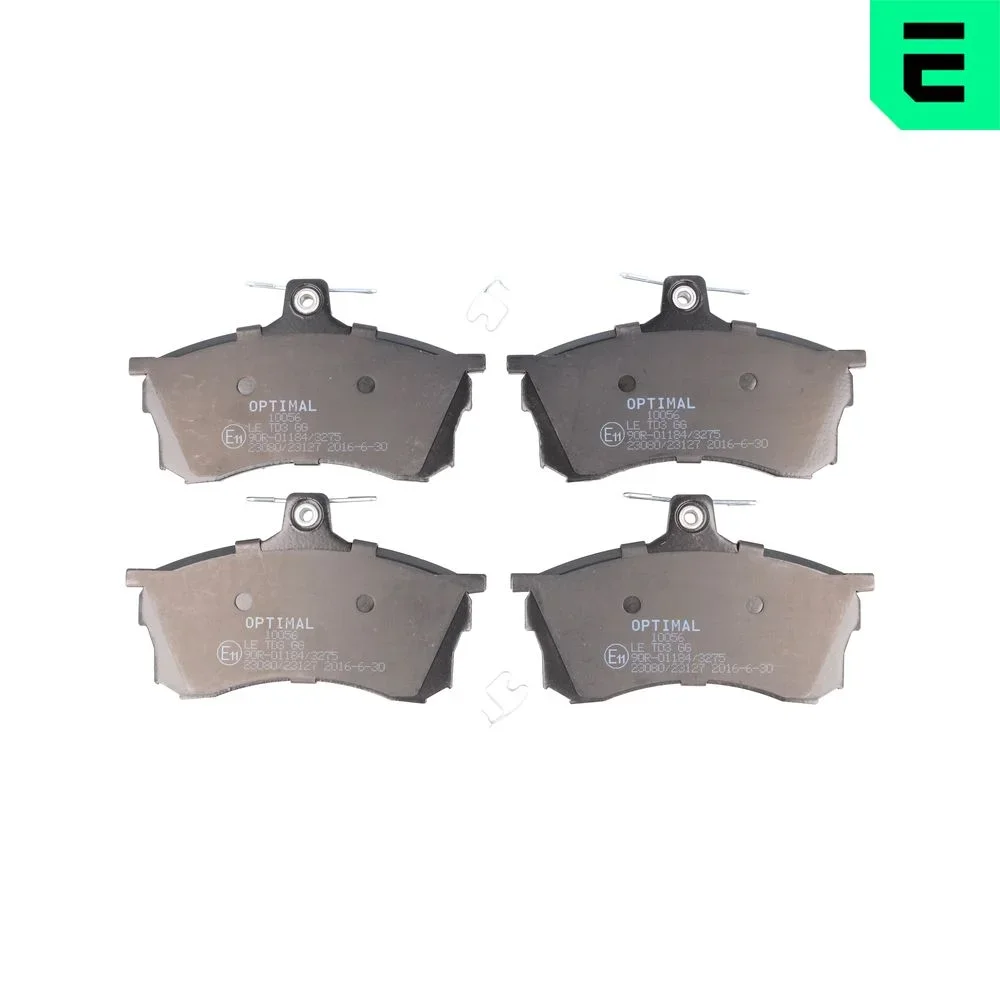Sada brzdových destiček, kotoučová brzda OPTIMAL BP-10056