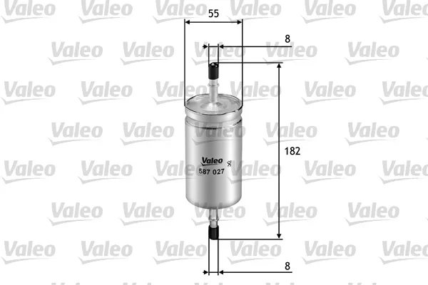 Palivový filtr VALEO 587027