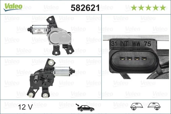 Motor stěračů VALEO 582621 Motor stěračů VALEO 582621