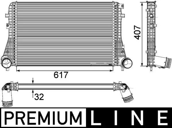 Chladič turba MAHLE CI208000P