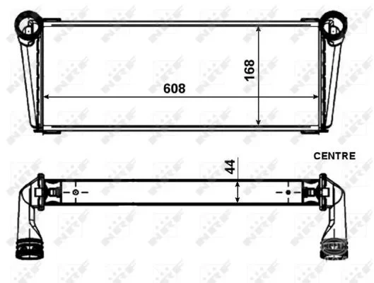 Chladič, chlazení motoru NRF 53009