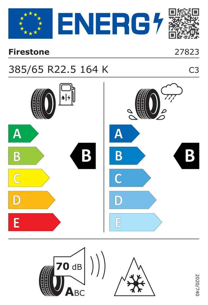 385/65R22.5 CFR FS424E FIRESTONE 385/65R22.5CFRFS424E